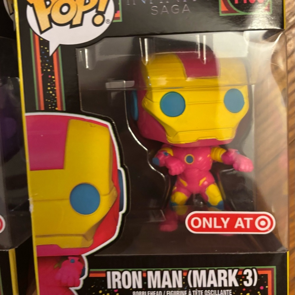 Funko Iron Man (Mark 3) Pink and Yellow Figure